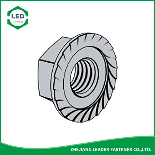 ASME B18.16.4 ফ্ল্যাঞ্জ বাদাম